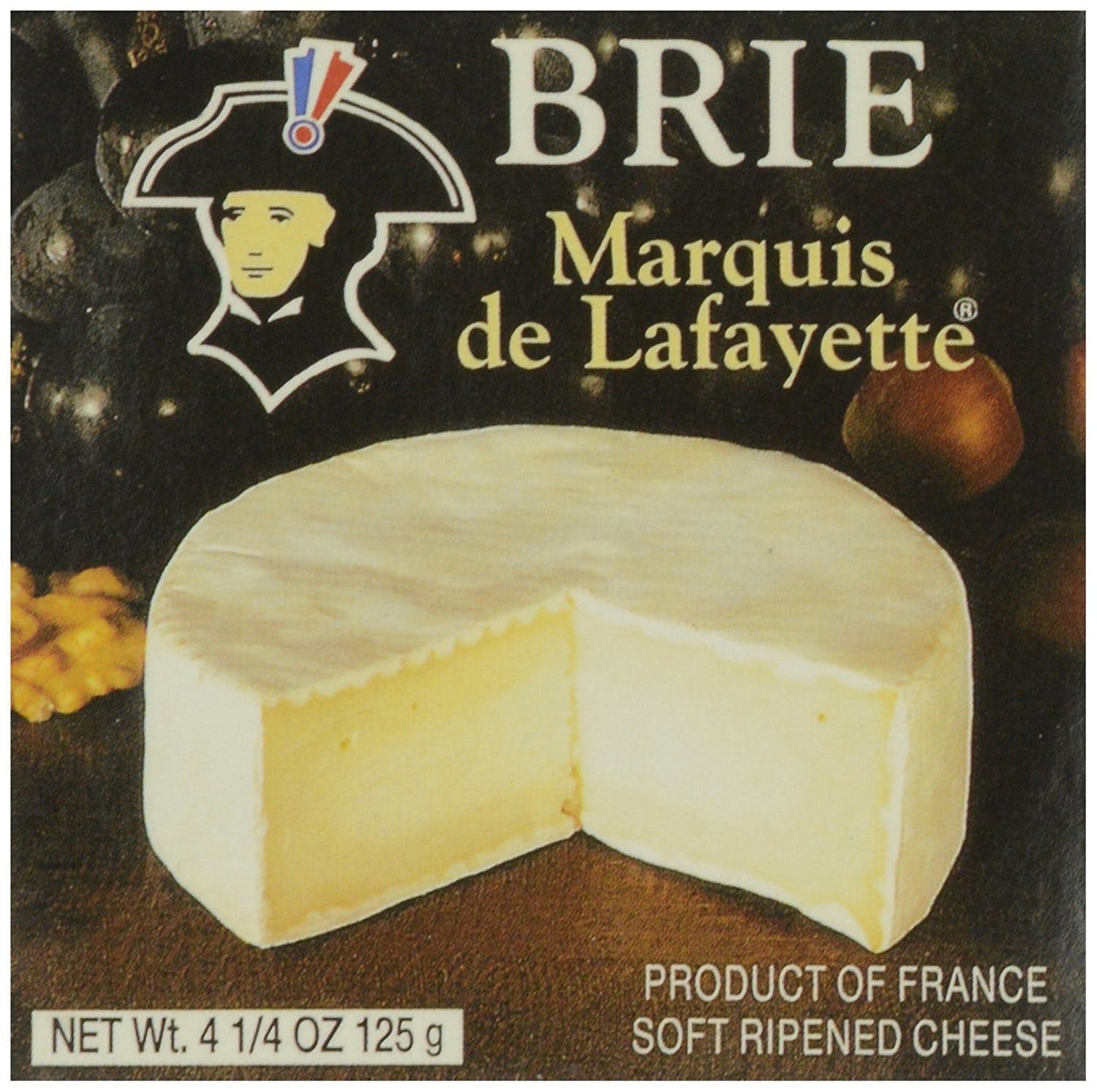 Peacock Cheese Marquis de Lafayette Brie Tin