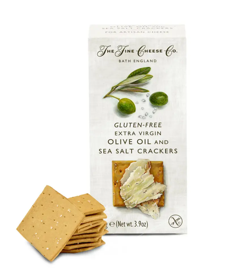 Peacock Cheese Fine Cheese EVOO Sea Salt Gluten Free Crackers
